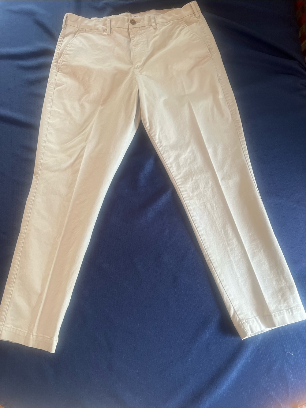 GAP Men's White Chino Pants
